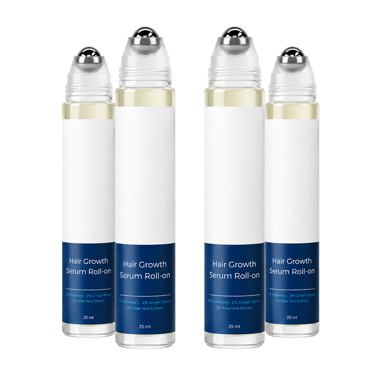 Four roll-on bottles